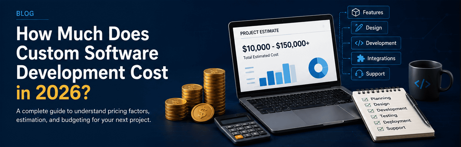 How Much Does Custom Software Development Cost in 2026? hero image
