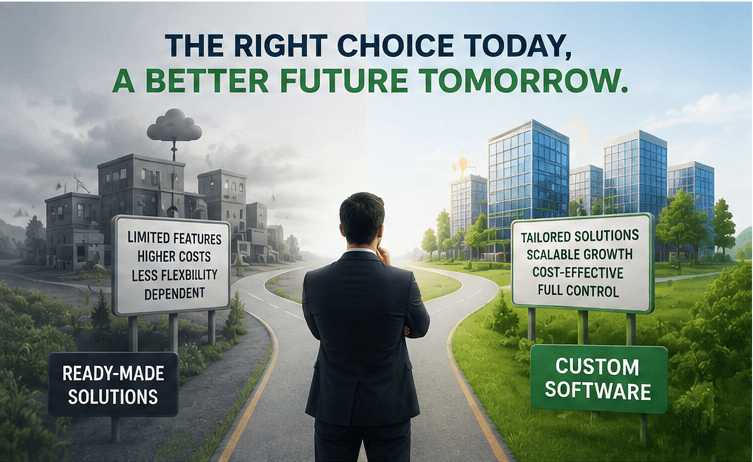 Custom Software vs Ready-Made Solutions: Which One Is Right for Your Business? supporting image 1